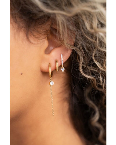 My Jewellery SET VAN DRIE OORRINGEN MET STEENTJES