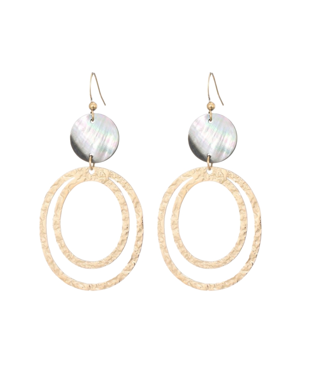 Gossip MOTHER OF PEARL OORBELLEN Goud