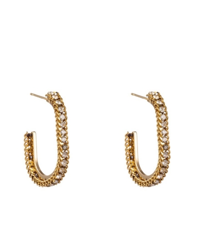 Day & Eve OVALEN OORSTEKER SPARKLE CRYSTAL E3722-2
