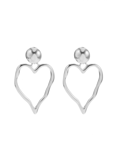 Gossip OORSTEKER BIG HEART ZILVER