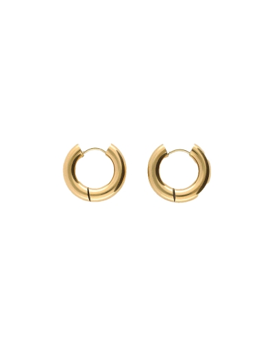 My Jewellery BASIC BREDE OORRINGEN GOUD