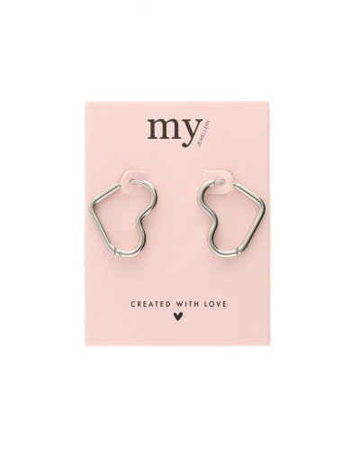 My Jewellery OORBELLEN MET OPEN HART