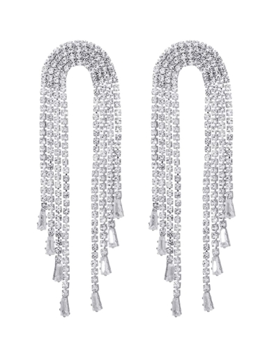 Gossip OORSTEKER WATERVAL CRYSTAL ZILVER