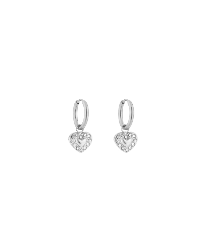 Gossip OORRINGEN SPARKLING HART ZILVER