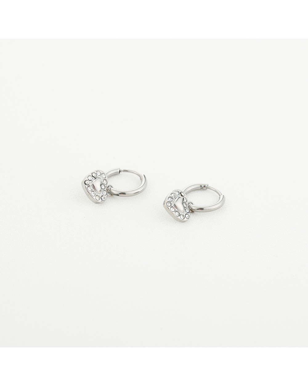 OORRINGEN SPARKLING HART ZILVER