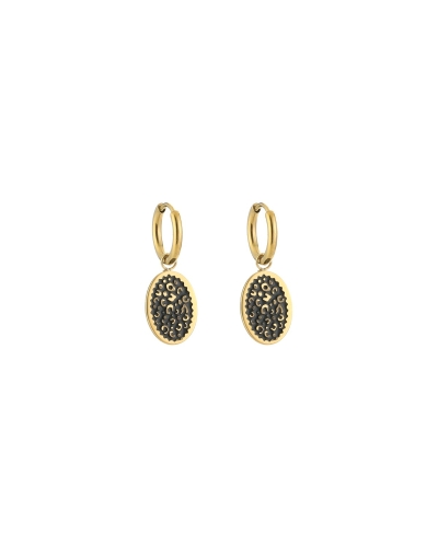Gossip BOHO OORBELLEN GOUD/ZWART