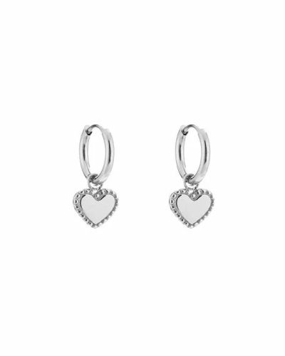 Gossip OORRINGEN CLASSIC HARTJE ZILVER