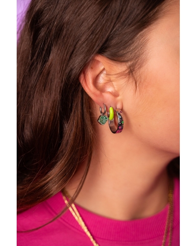 My Jewellery OORRINGEN MET GROENE TRÈS BELLE BEDEL