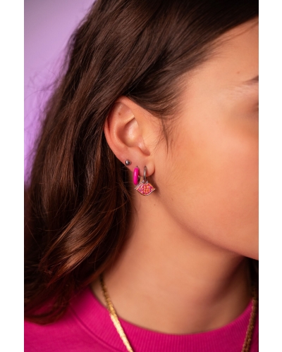 My Jewellery OORRINGEN MET ORANJE TRÈS BELLE BEDEL