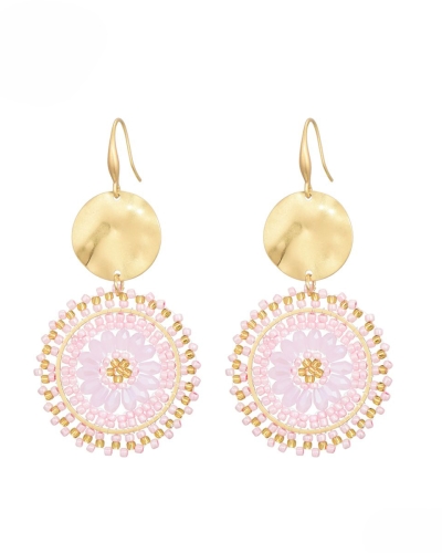 Gossip OORSTEKERS SUMMER BEADS GOUD/ROZE