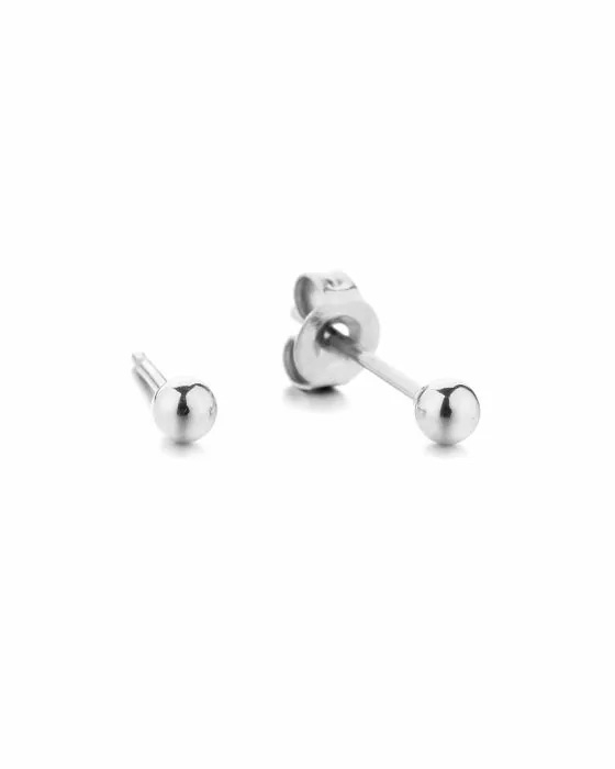 OORKNOPJE CIRCLE BALL ZILVER