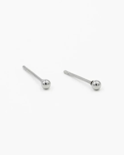 OORKNOPJE CIRCLE BALL ZILVER