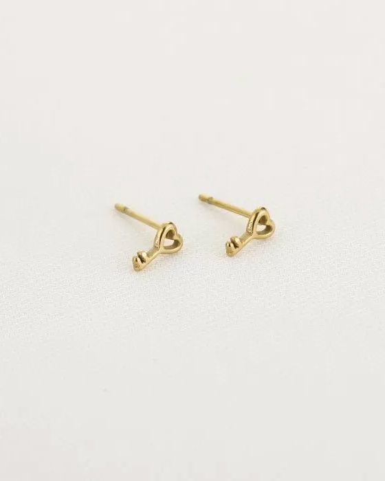 OORKNOPJE LOVE KEY GOUD