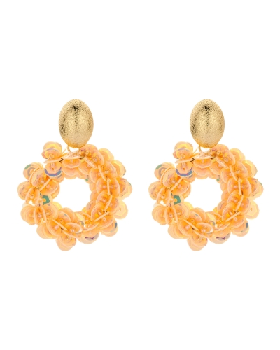Gossip SEQUIN OORBELLEN ORANJE