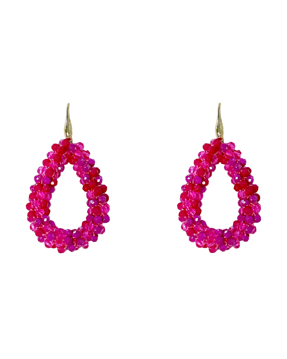 DRUPPEL MIX OORBELLEN FUCHSIA
