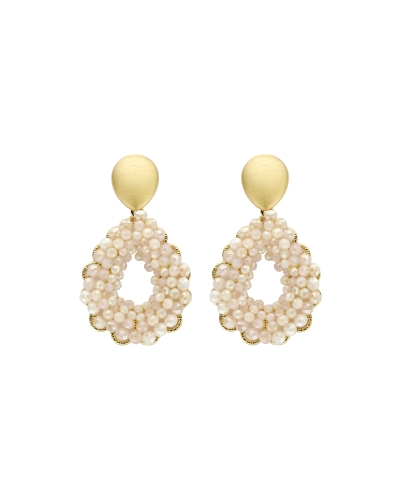 Gossip OORBELLEN DRUPPEL BEADS NUDE