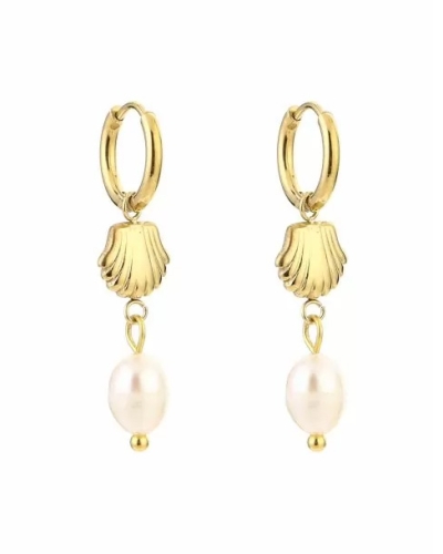 Gossip OORHANGER SCHELP EN PAREL GOUD