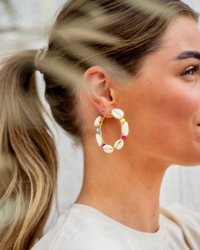 Gossip OORRINGEN MET SCHELPEN MULTI KRALEN