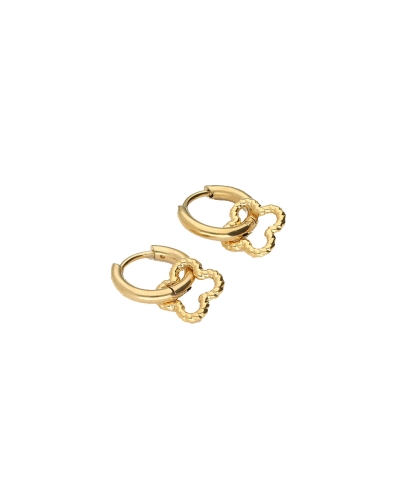 My Jewellery Earring hoops mini clover MJ10325