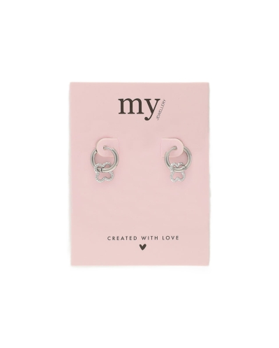 My Jewellery Earring hoops mini clover MJ10325