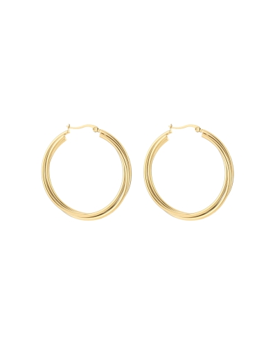 Gossip JE15320 GEDRAAIDE HOOPS OORBELLEN
