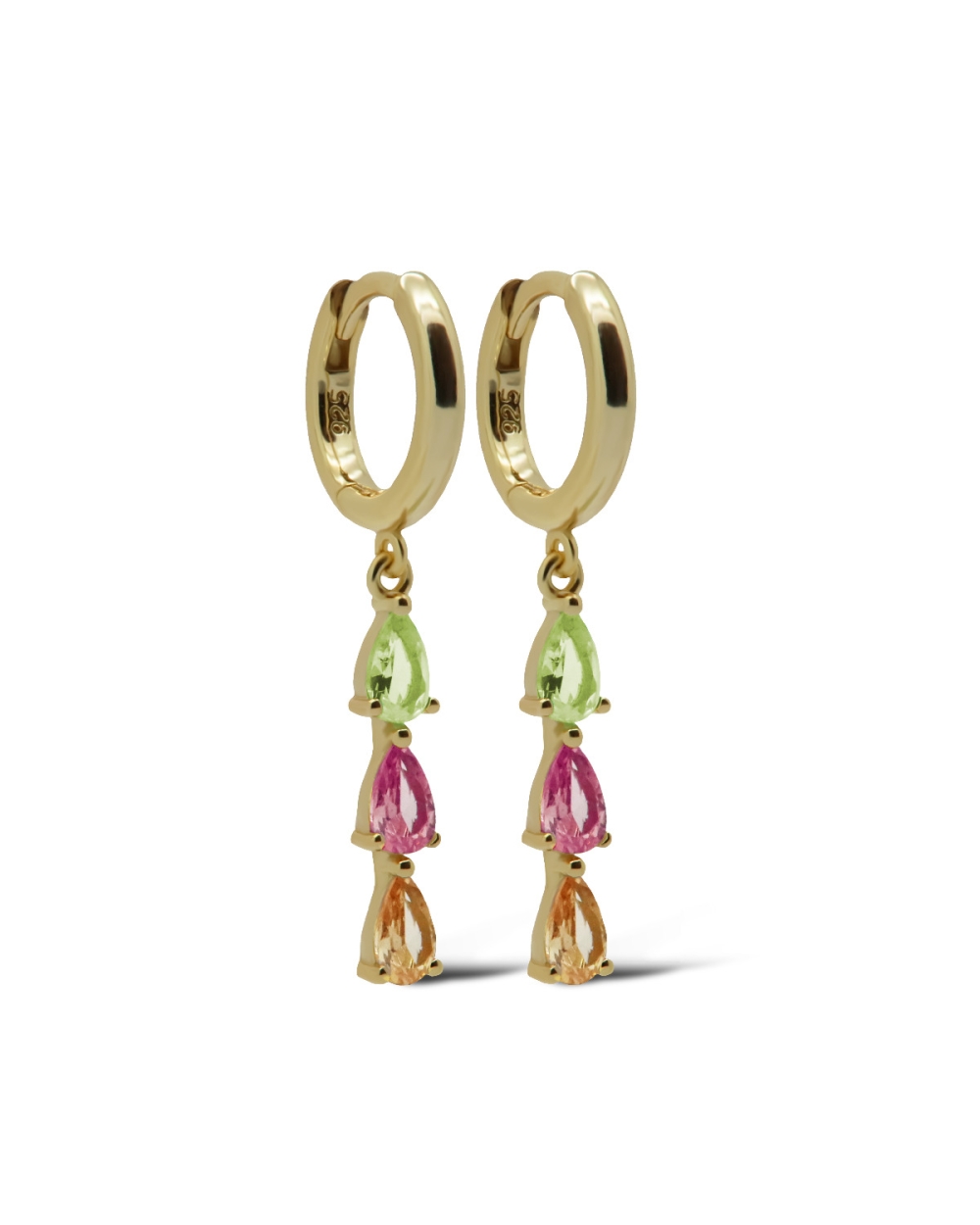 HINGED HOOPS AMELIE GOUD