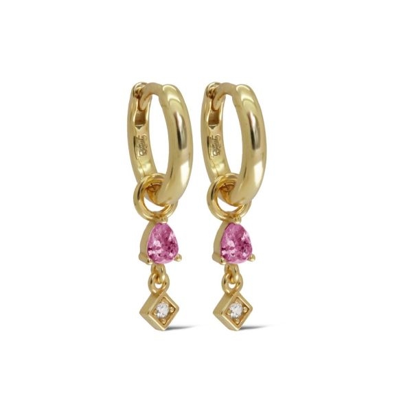 HINGED HOOPS CLEO ROZE