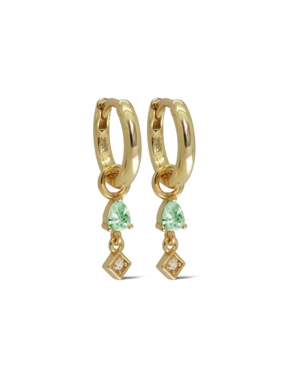 HINGED HOOPS CLEO GROEN