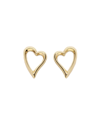 My Jewellery STUDS OORBELLEN MET OPEN HART GOUD