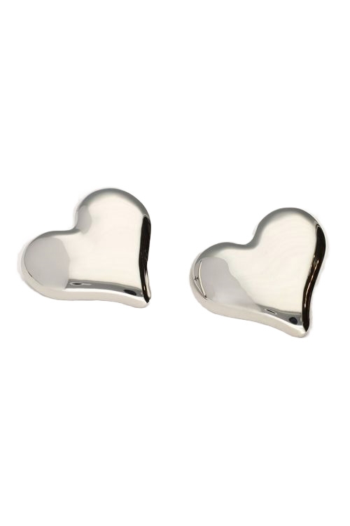 STUDS MET STATEMENT HART ZILVER