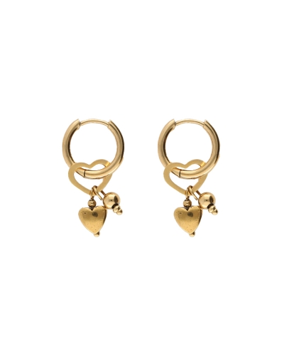 My Jewellery OORBELLEN MET DIVERSE HARTJES