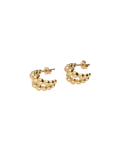 My Jewellery OORBELLEN MET DOTS GOUD