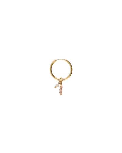 ONE PIECE OORRING MET KRAALTJES GOUD