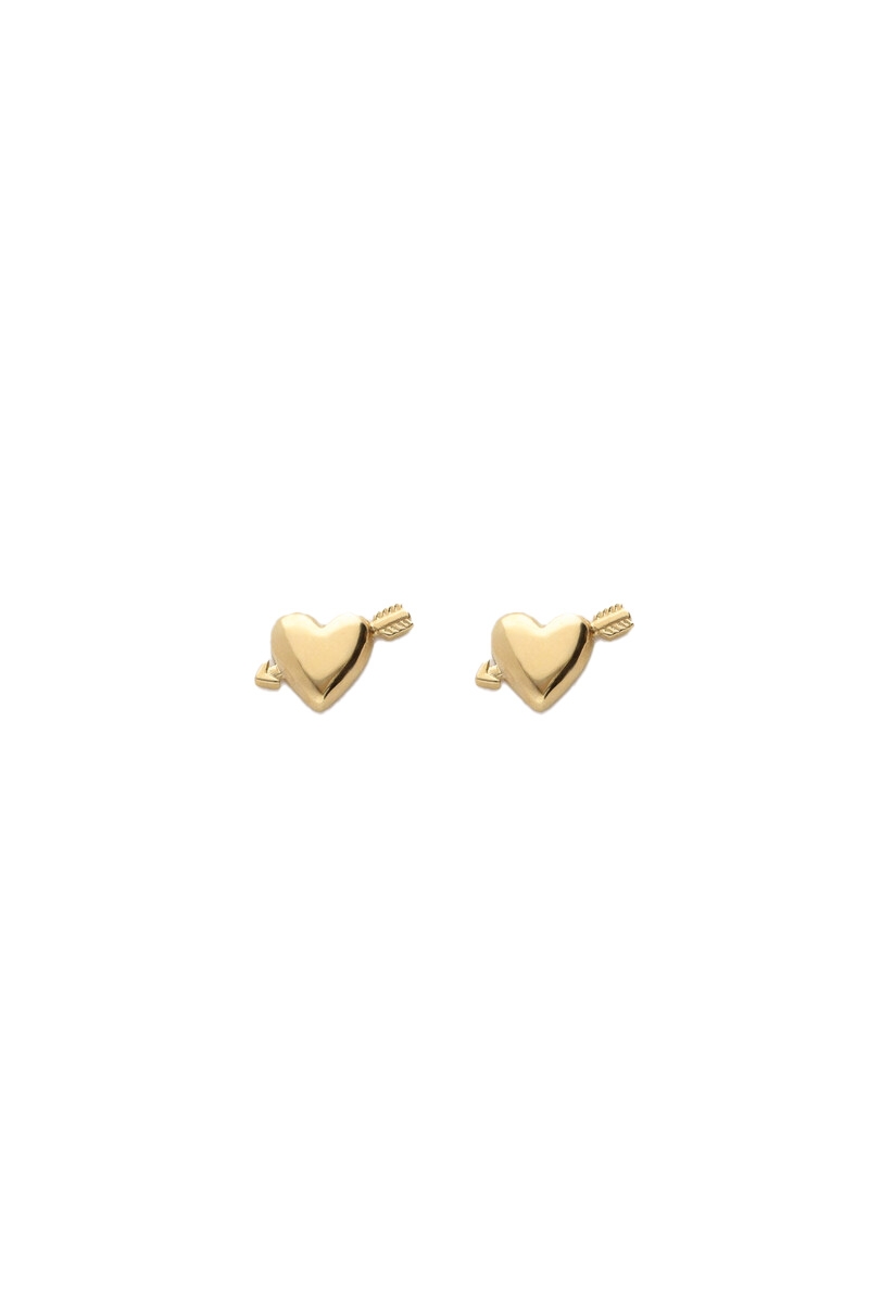 STUDS CUPIDO HARTJE GOUD