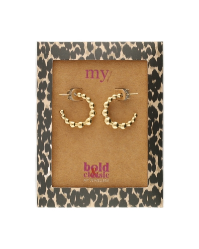 My Jewellery OORBELLEN BUBBEL GOUD