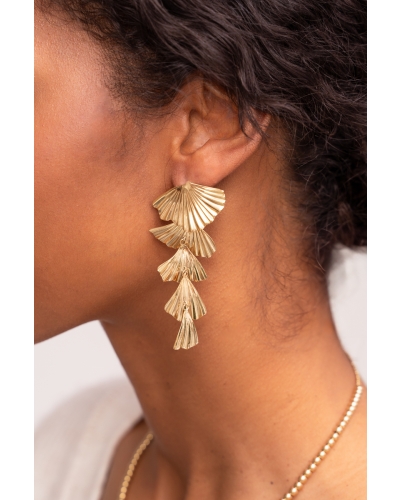 My Jewellery OORHANGERS MET BLAADJES GOUD