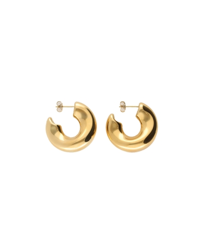 My Jewellery BREDE OORRINGEN GOUD