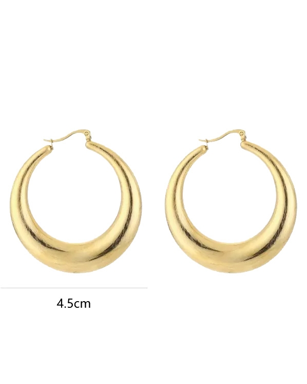 OORBELLEN BRUSHED ROND