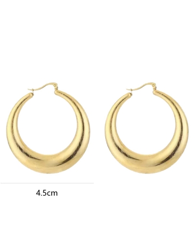 OORBELLEN BRUSHED ROND