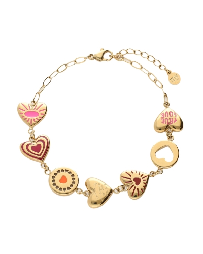 My Jewellery STATEMENT ARMBAND MET BEDELS GOUD