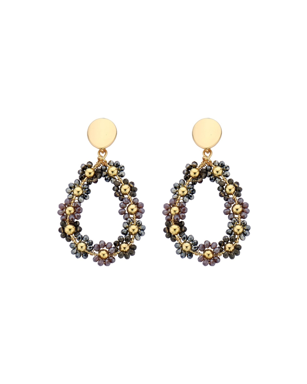 STATEMENT BLOEM OORBELLEN BLAUW