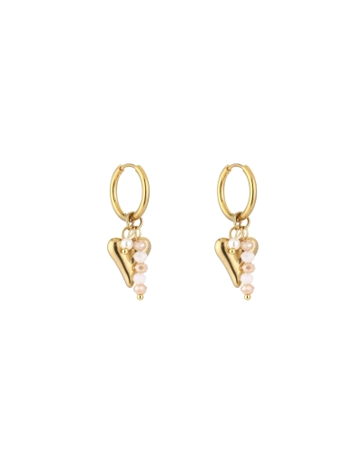Gossip CHARM OORBEL HART GOUD