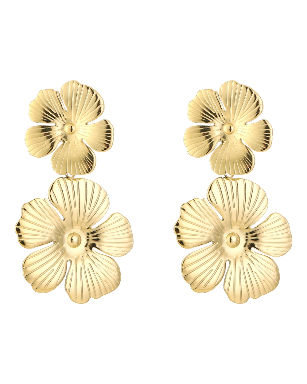 STATEMENT OORBELLEN FLOWER GOUD
