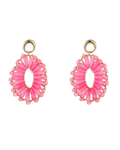 Day & Eve BIG BEAD OVALS ROZE E5098-1