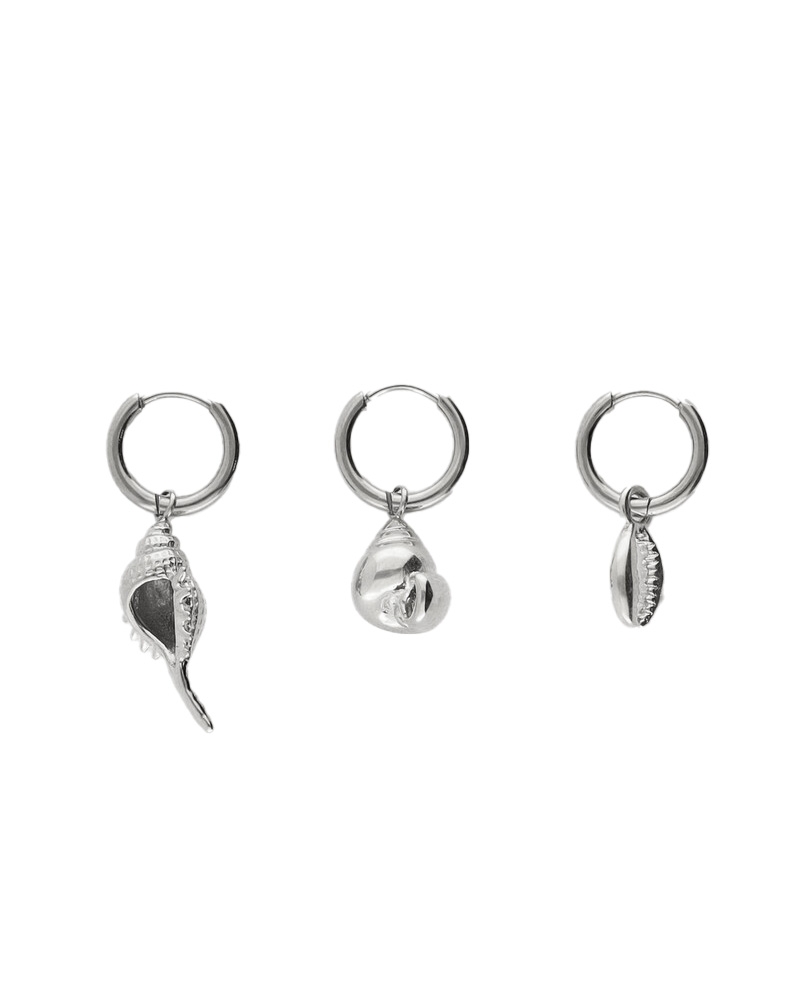 EARPARTY SHELLS ZILVER
