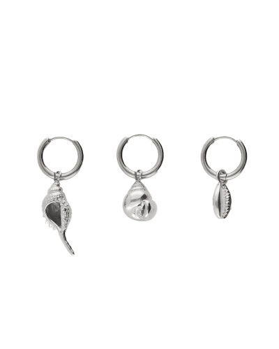 My Jewellery EARPARTY SHELLS ZILVER