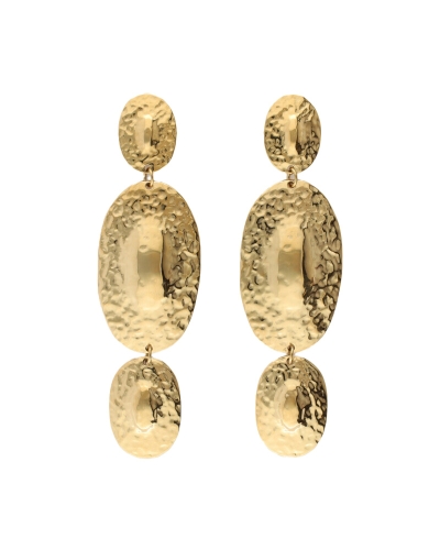 My Jewellery EARRING STMT 3 OVALS GOUD