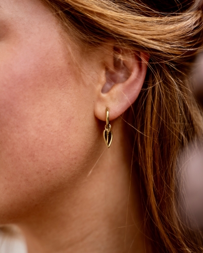 Gossip HARTJES OORBELLEN GOUD