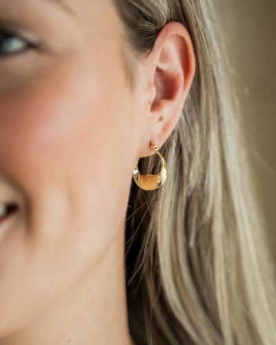 Gossip JE15627 WAVED HOOPS OORBELLEN