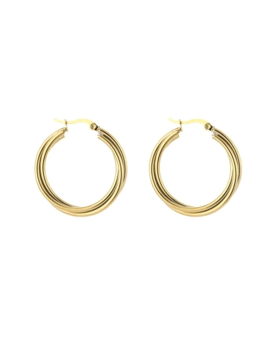 Gossip GEDRAAIDE BASIC HOOPS GOUD